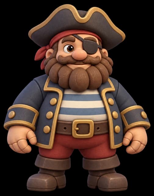 Captain Barnacle, Pirate